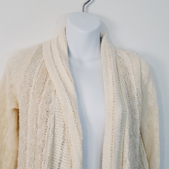 Anthropologie Knitted & Knotted Alpaca Wool Blend Braided Nordic Cardigan - Picture 4 of 12